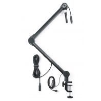 Микрофонная стойка-пантограф Gator Frameworks GFWMICBCBM4000 Professional Desktop Mic Boom Stand with Led Light